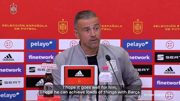 Luis Enrique reacts to Xavi’s return to FC Barcelona